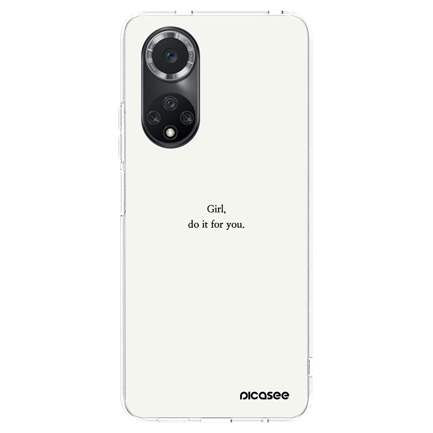 Picasee silikonový průhledný obal pro Huawei Nova 9 SE - Girl, do it for you