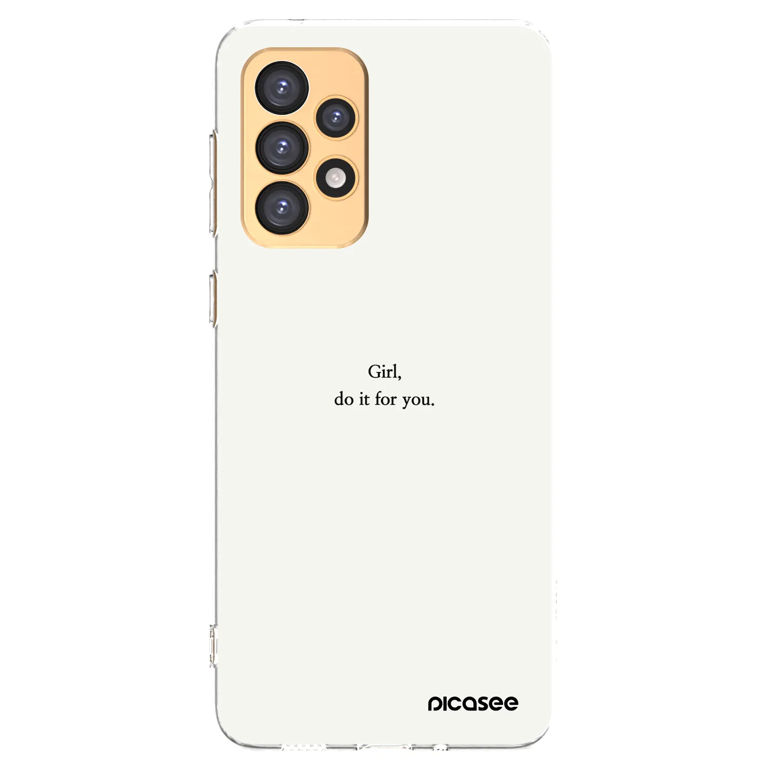 Picasee silikonový průhledný obal pro Samsung Galaxy A33 5G A336 - Girl, do it for you