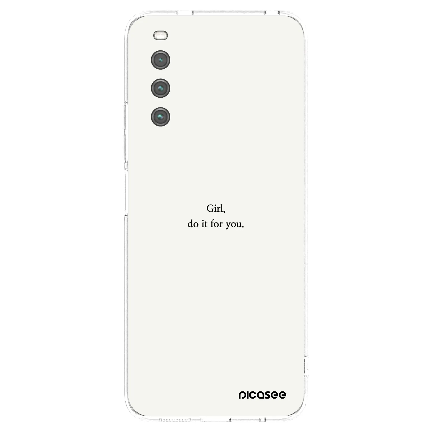 Picasee silikonový průhledný obal pro Sony Xperia 10 IV 5G - Girl, do it for you
