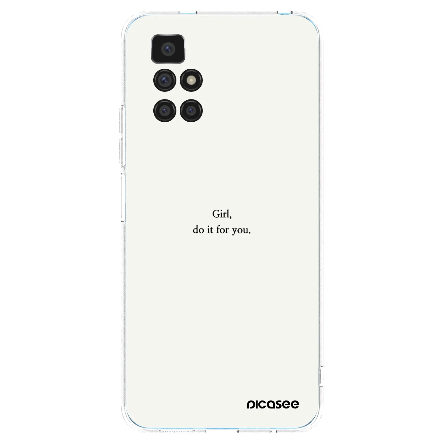 Picasee silikonový průhledný obal pro Xiaomi Redmi 10 (2022) - Girl, do it for you
