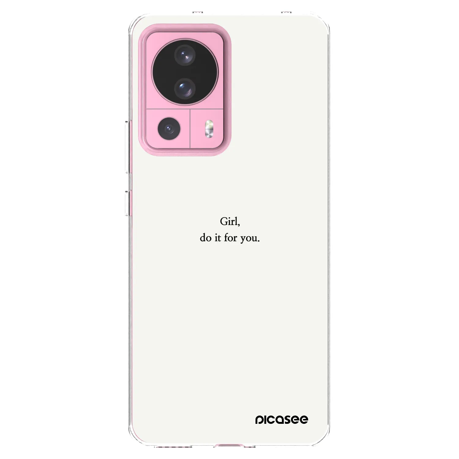 Picasee silikonový průhledný obal pro Xiaomi 13 Lite - Girl, do it for you