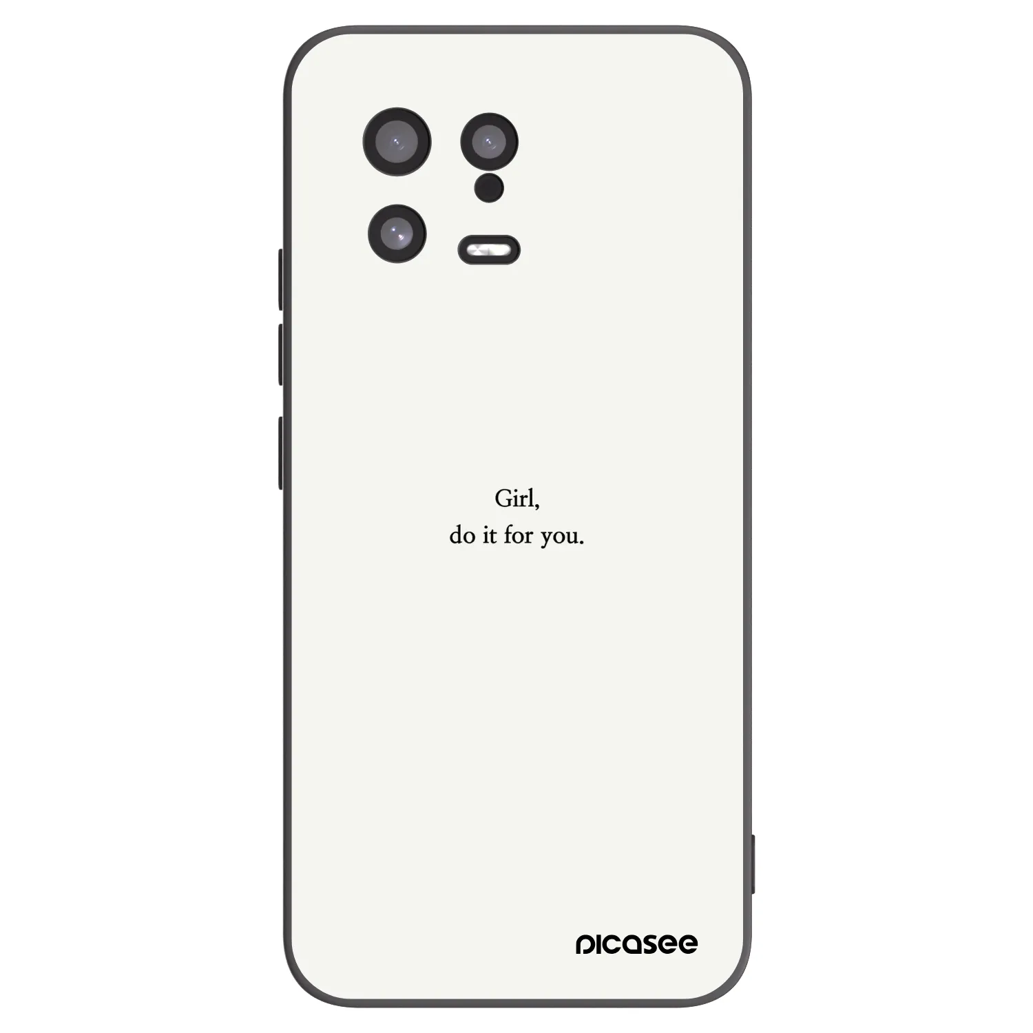 Picasee silikonový černý obal pro Xiaomi 13 - Girl, do it for you