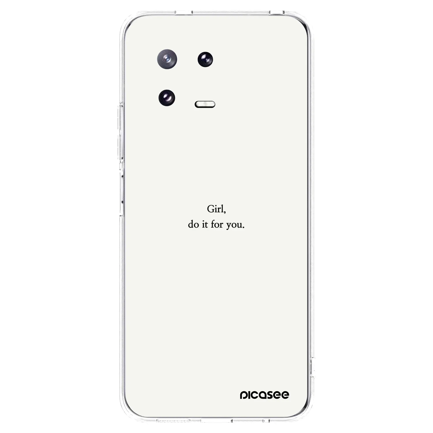 Picasee silikonový průhledný obal pro Xiaomi 13 Pro - Girl, do it for you
