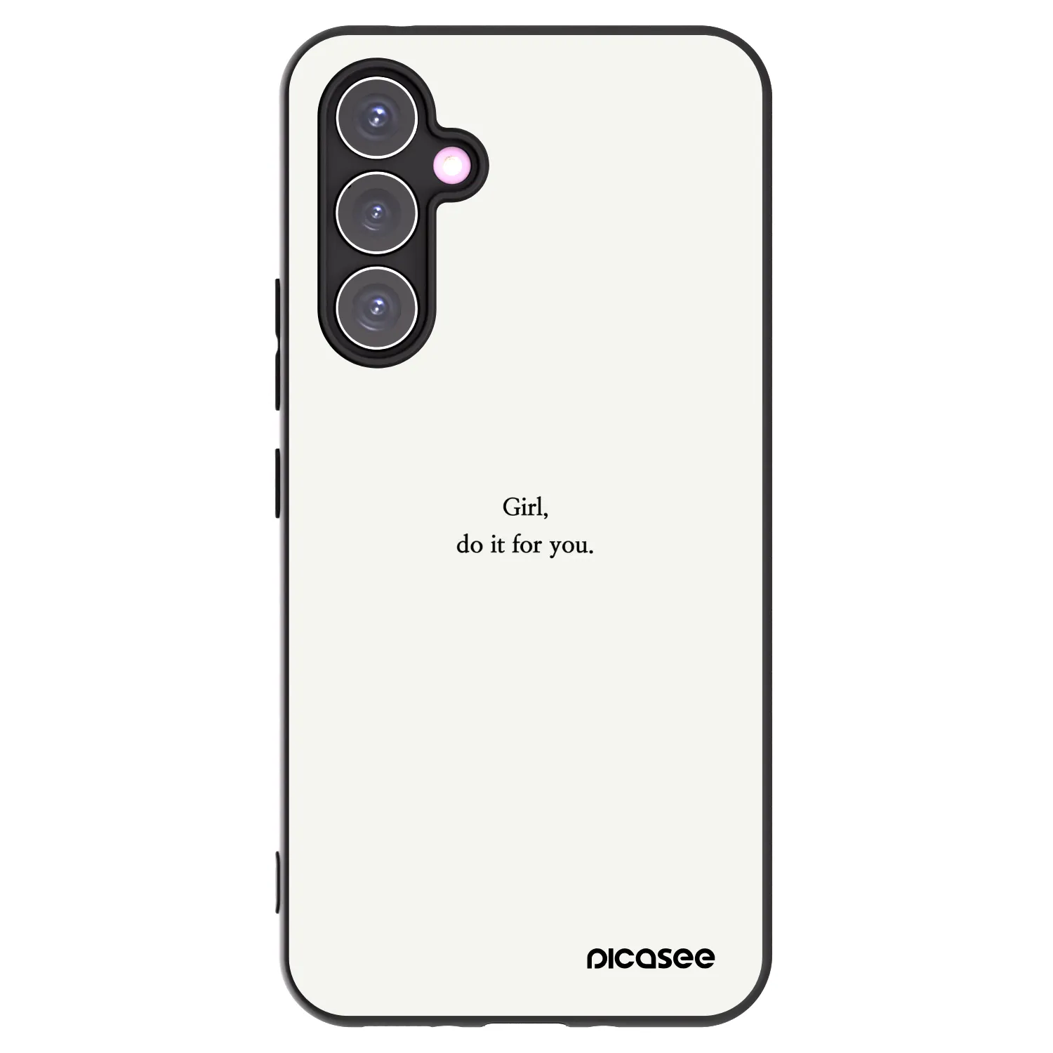 Picasee silikonový černý obal pro Samsung Galaxy A54 5G A546B - Girl, do it for you