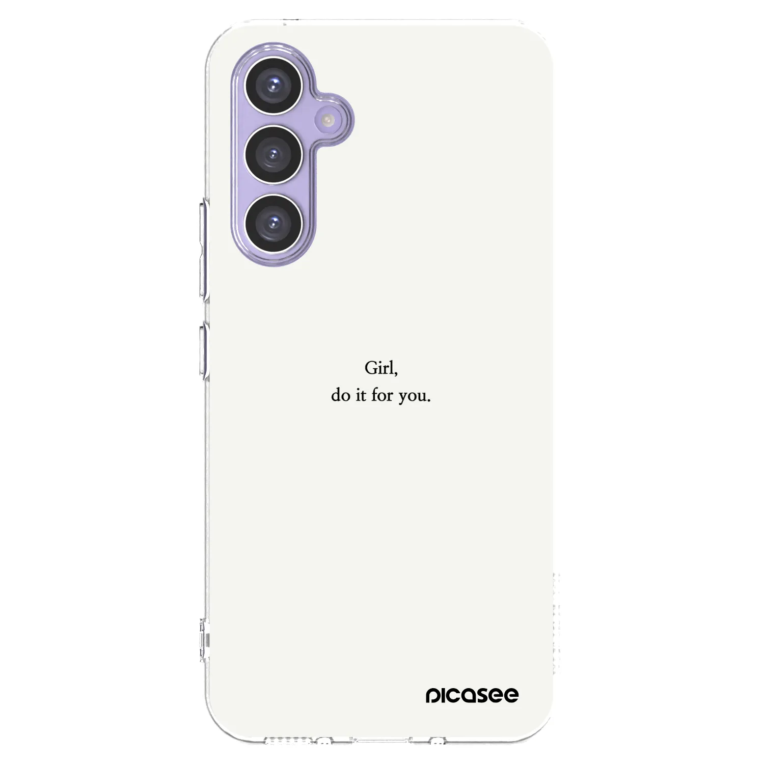 Picasee silikonový průhledný obal pro Samsung Galaxy A54 5G A546B - Girl, do it for you