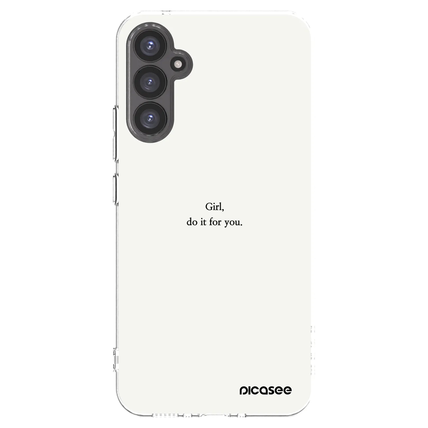 Picasee silikonový průhledný obal pro Samsung Galaxy A34 5G A346B - Girl, do it for you