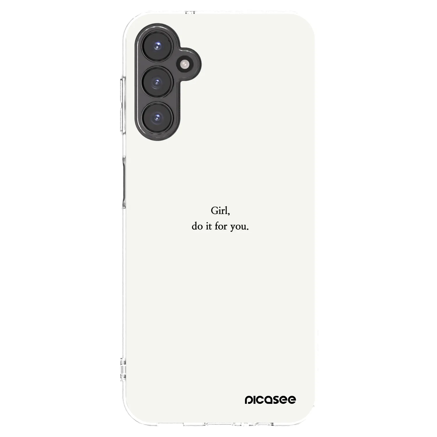 Picasee silikonový průhledný obal pro Samsung Galaxy A14 4G A145R - Girl, do it for you