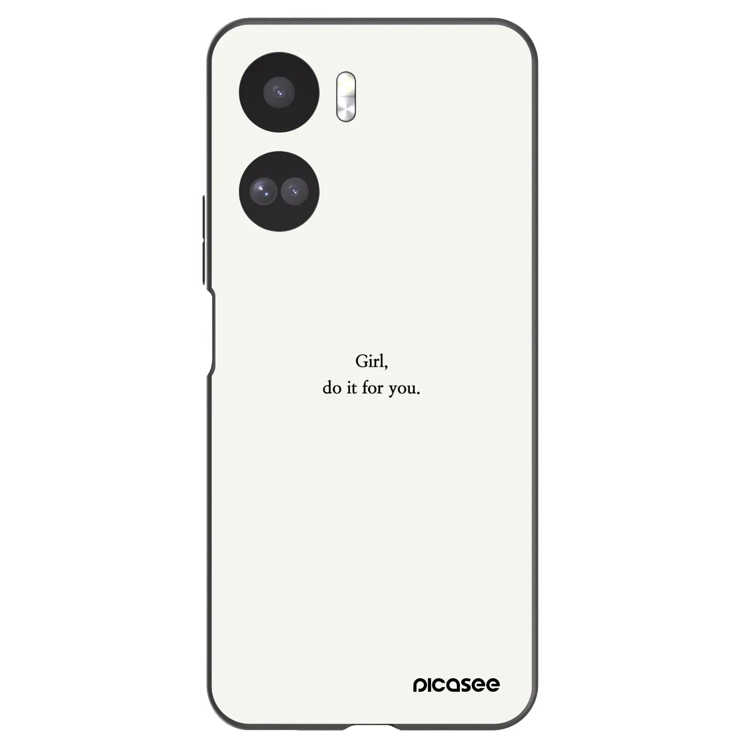 Picasee silikonový černý obal pro Honor 90 Lite 5G - Girl, do it for you