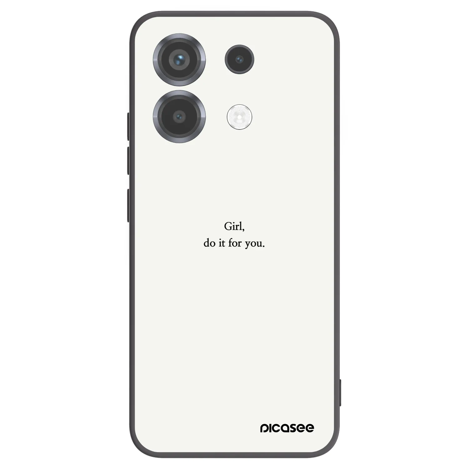 Picasee silikonový černý obal pro Xiaomi Poco X6 - Girl, do it for you