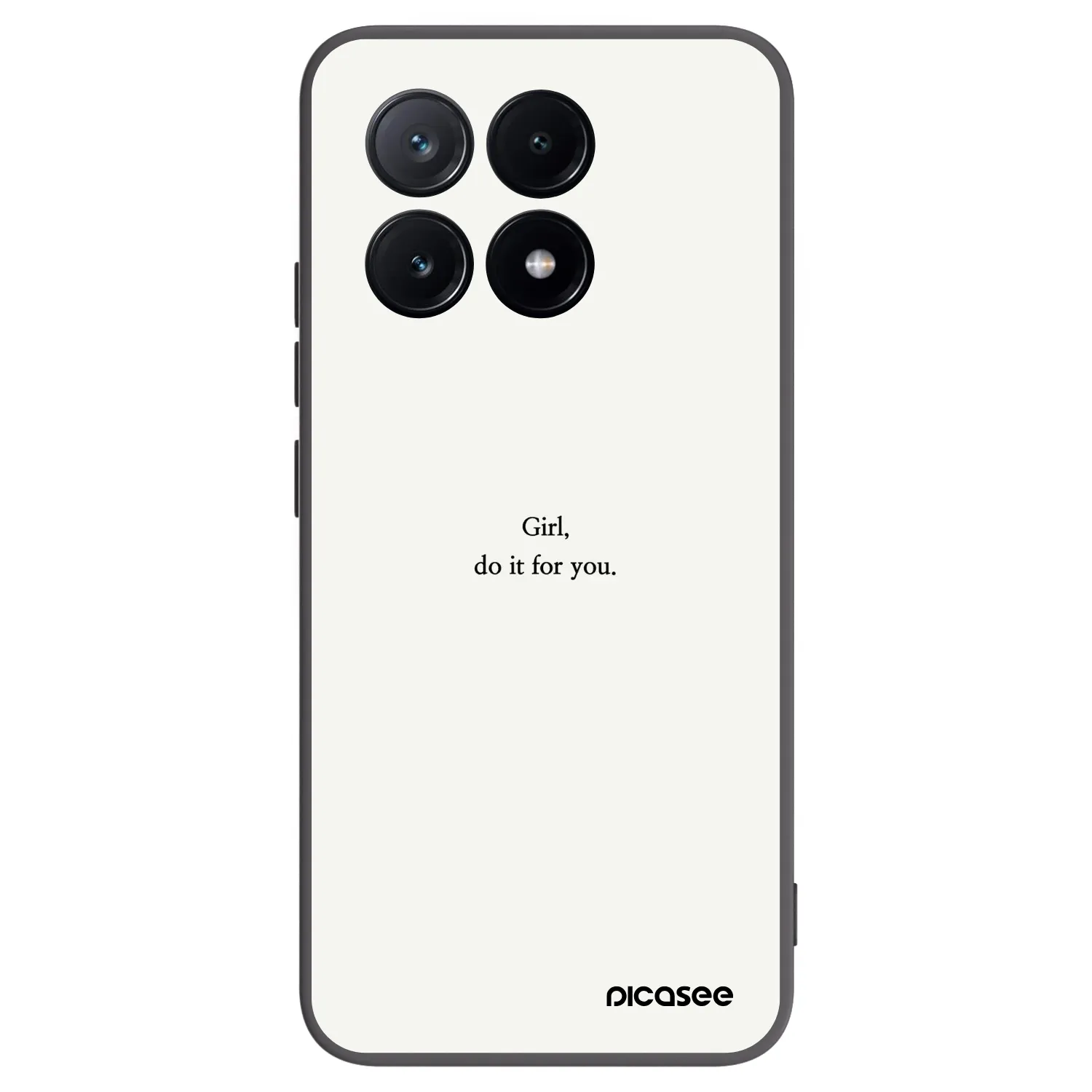 Picasee silikonový černý obal pro Xiaomi Poco X6 Pro - Girl, do it for you