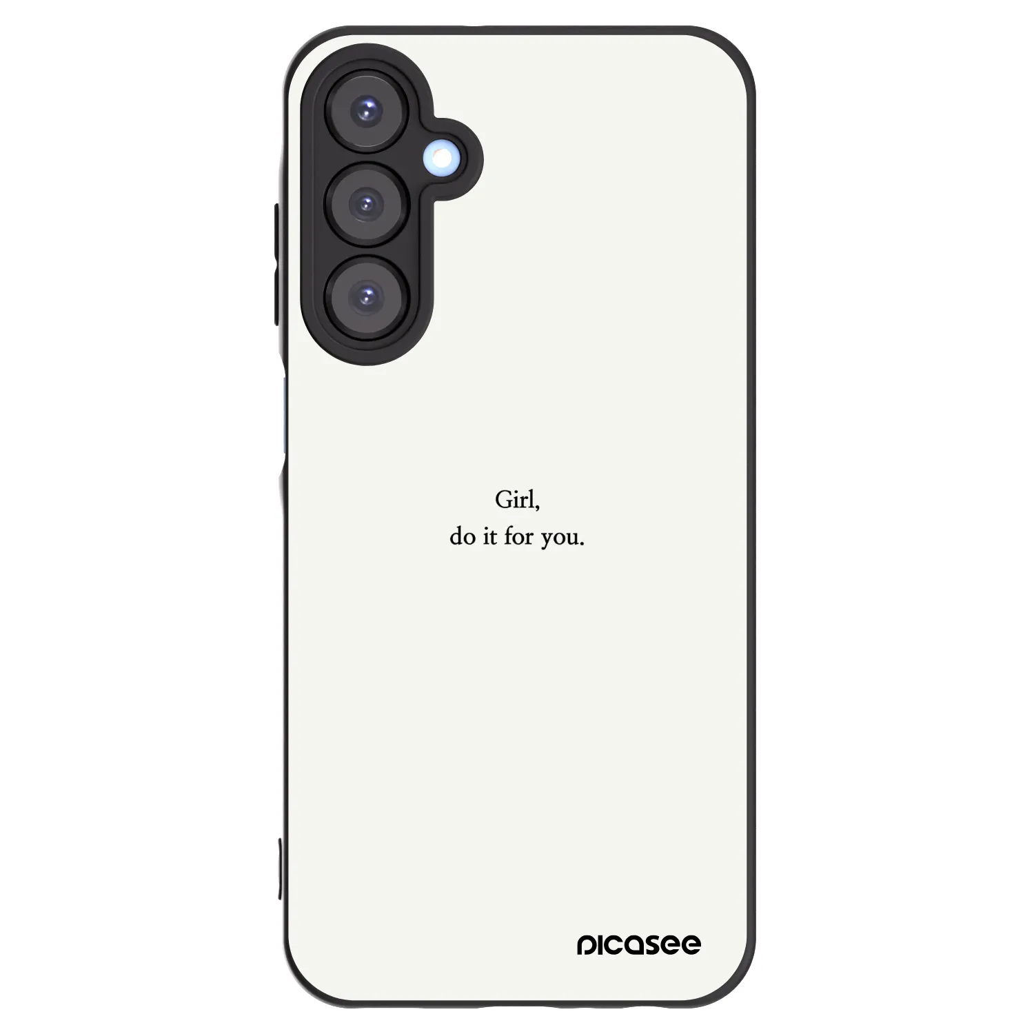 Picasee silikonový černý obal pro Samsung Galaxy A25 A256B 5G - Girl, do it for you