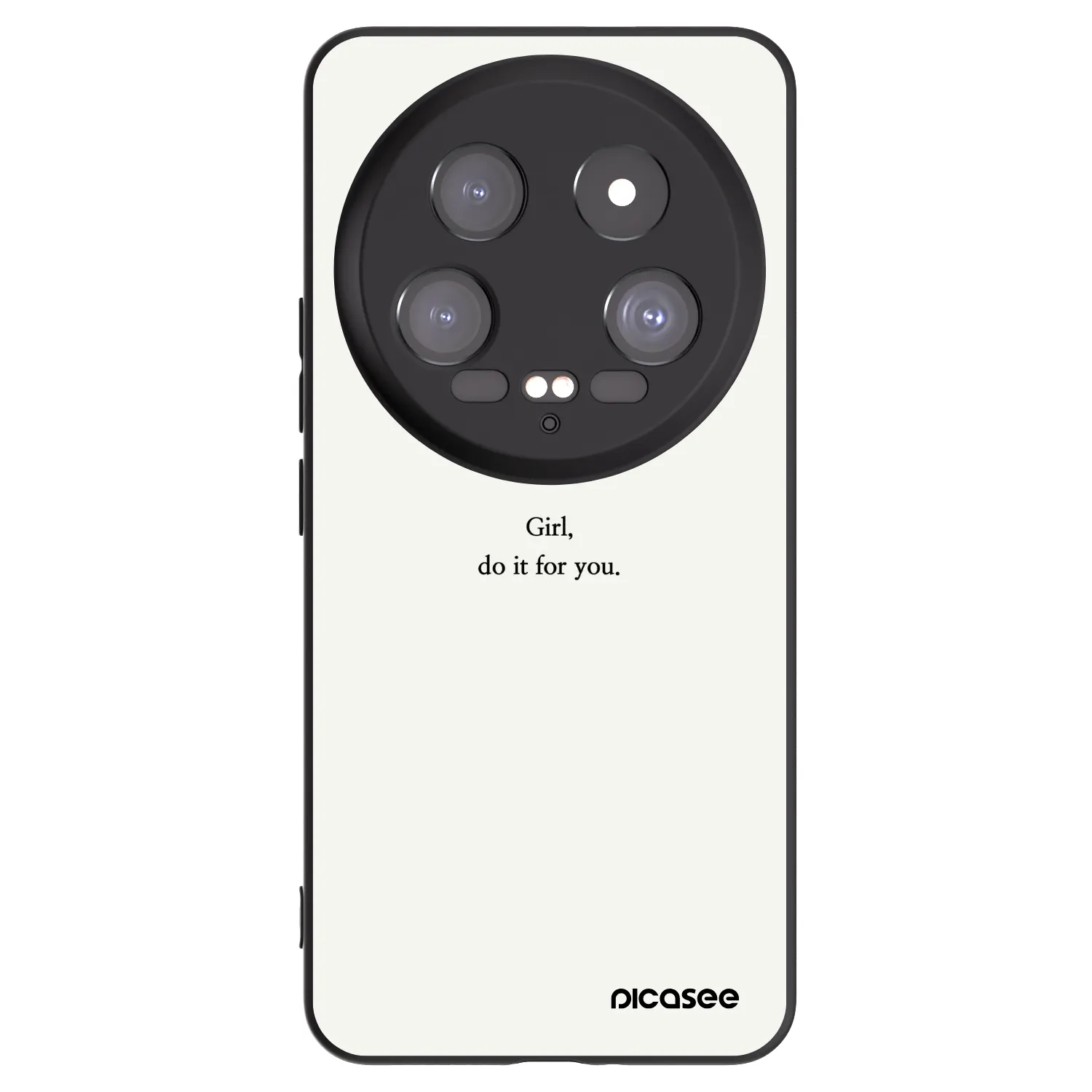 Picasee silikonový černý obal pro Xiaomi 14 Ultra - Girl, do it for you