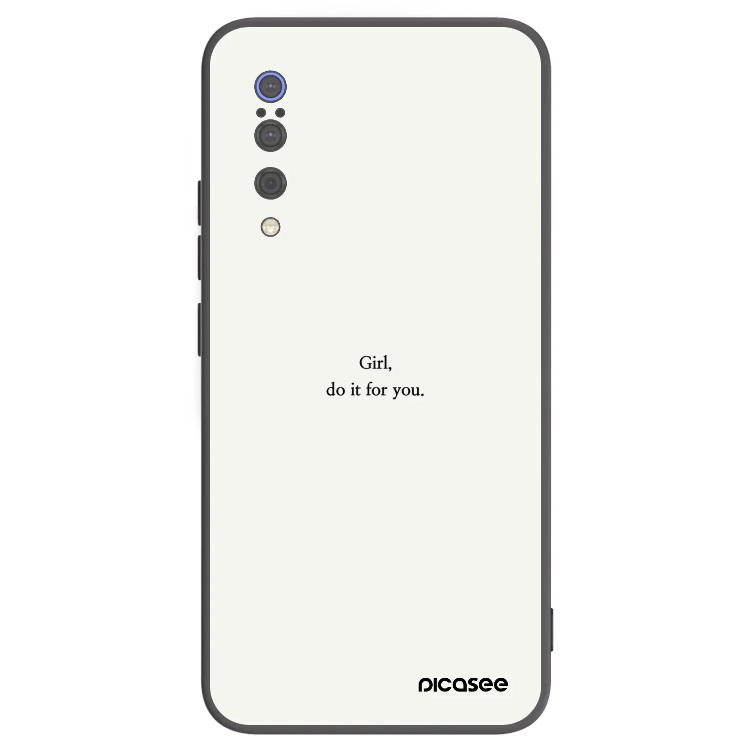 Picasee silikonový černý obal pro Xiaomi Mi 9 - Girl, do it for you