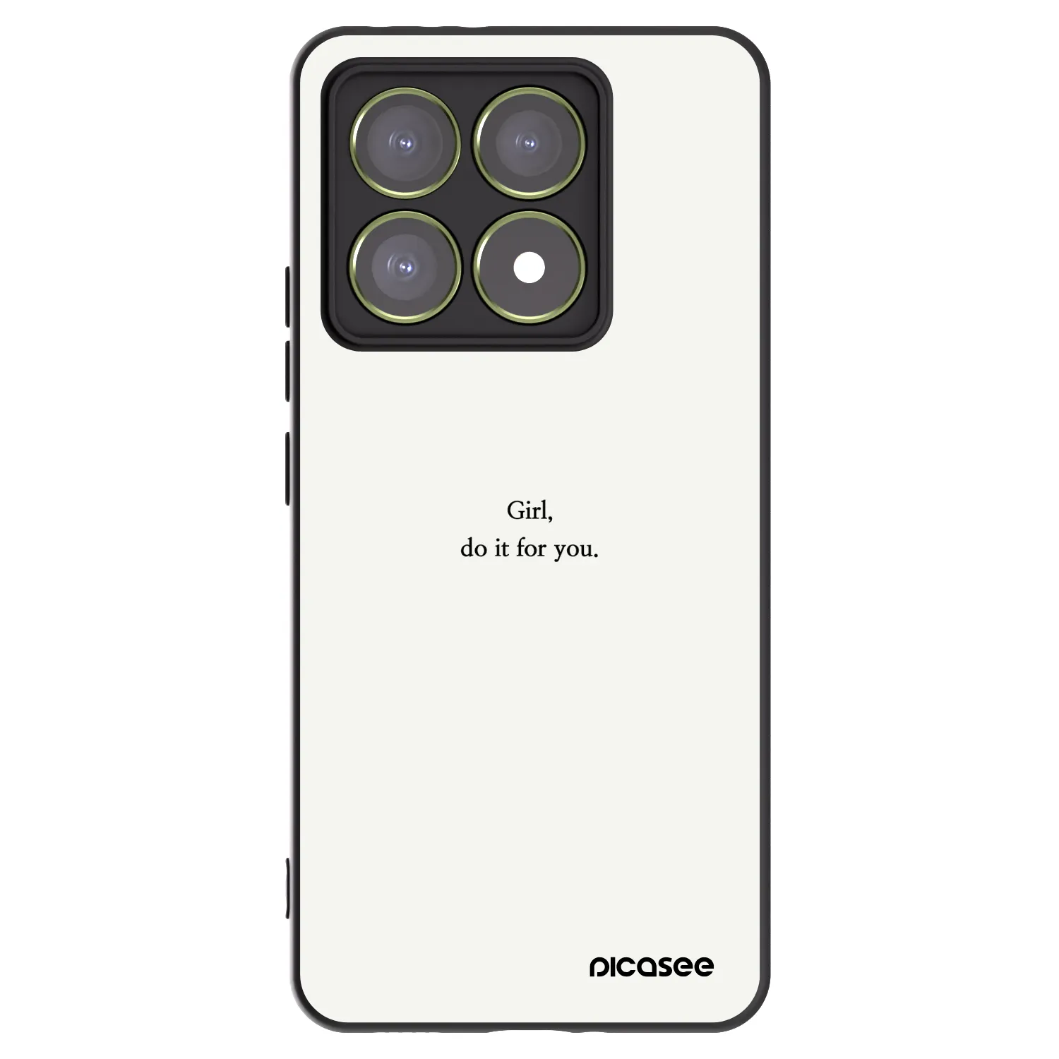 Picasee silikonový černý obal pro Xiaomi 14T - Girl, do it for you