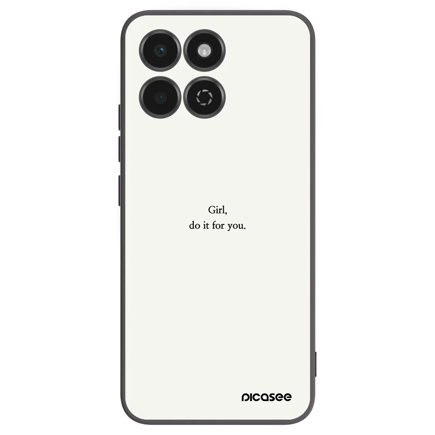 Picasee silikonový černý obal pro Honor 200 Smart 5G - Girl, do it for you