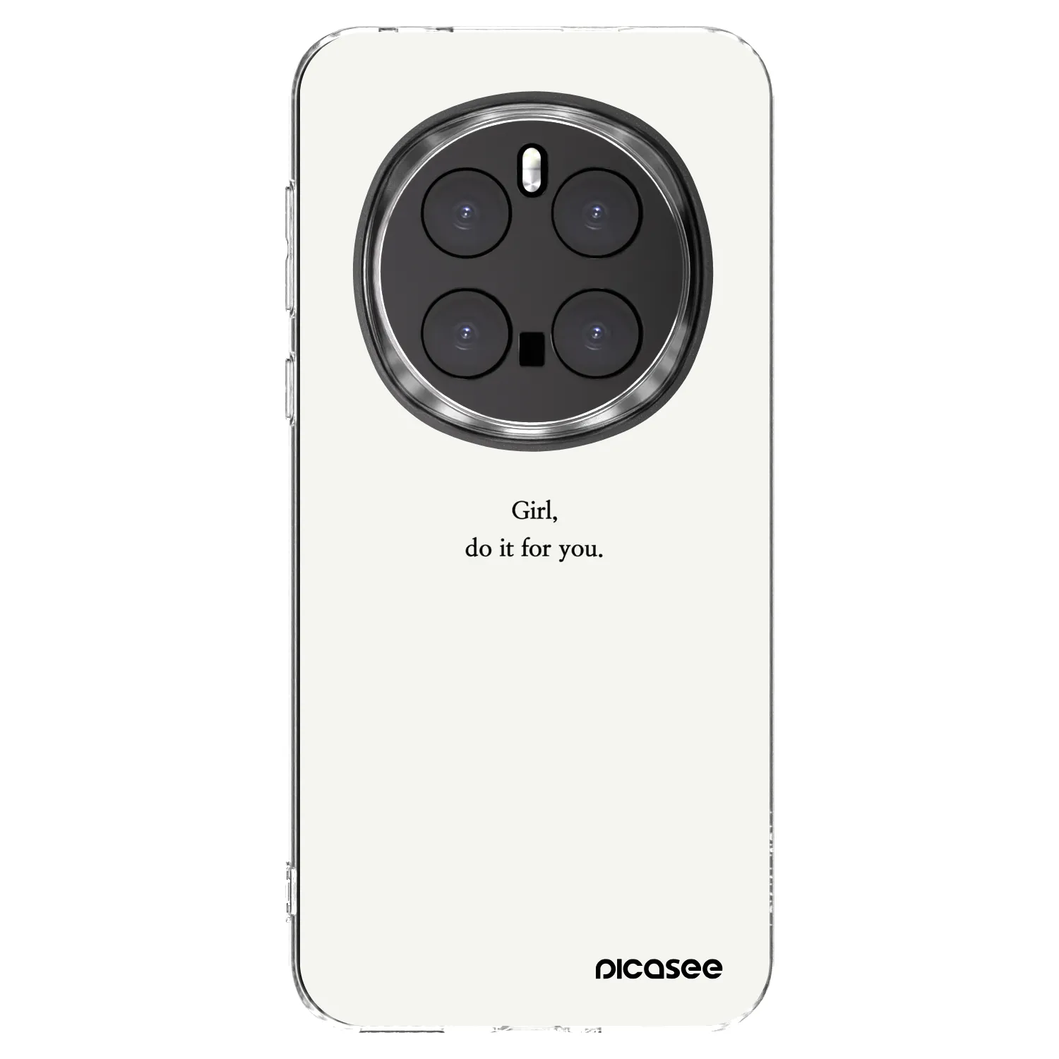 Picasee silikonový průhledný obal pro Honor Magic7 Pro 5G - Girl, do it for you