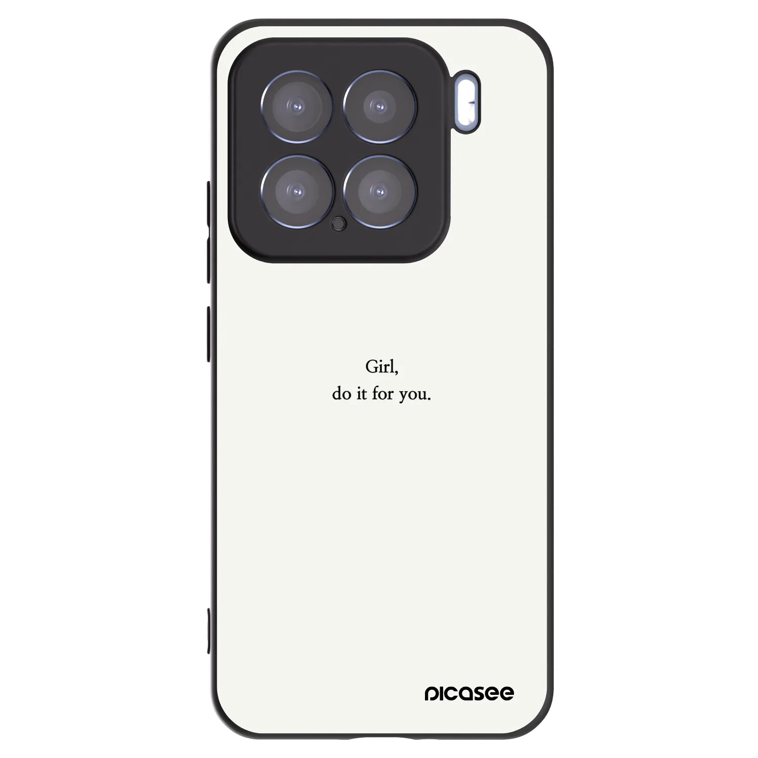 Picasee silikonový černý obal pro Xiaomi 15 - Girl, do it for you