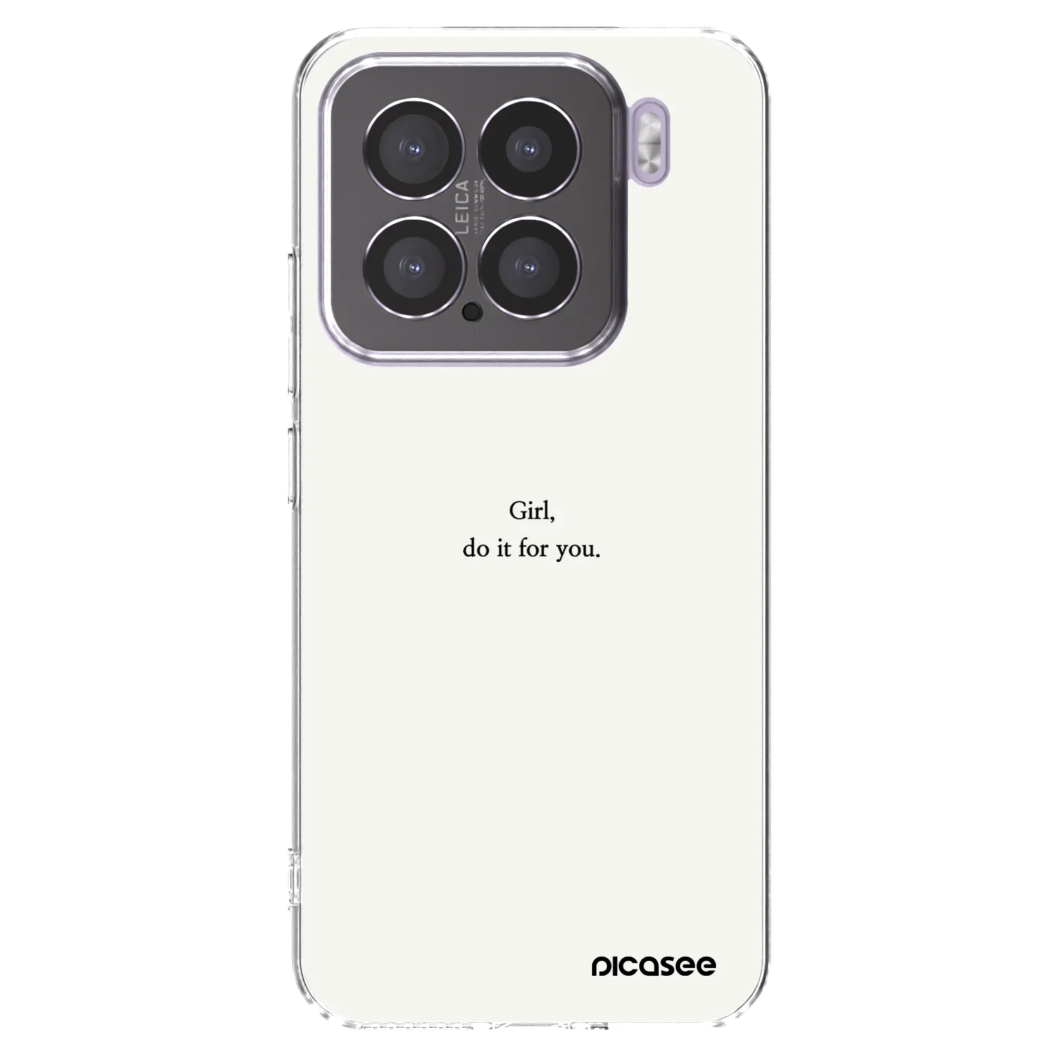 Picasee silikonový průhledný obal pro Xiaomi 15 - Girl, do it for you