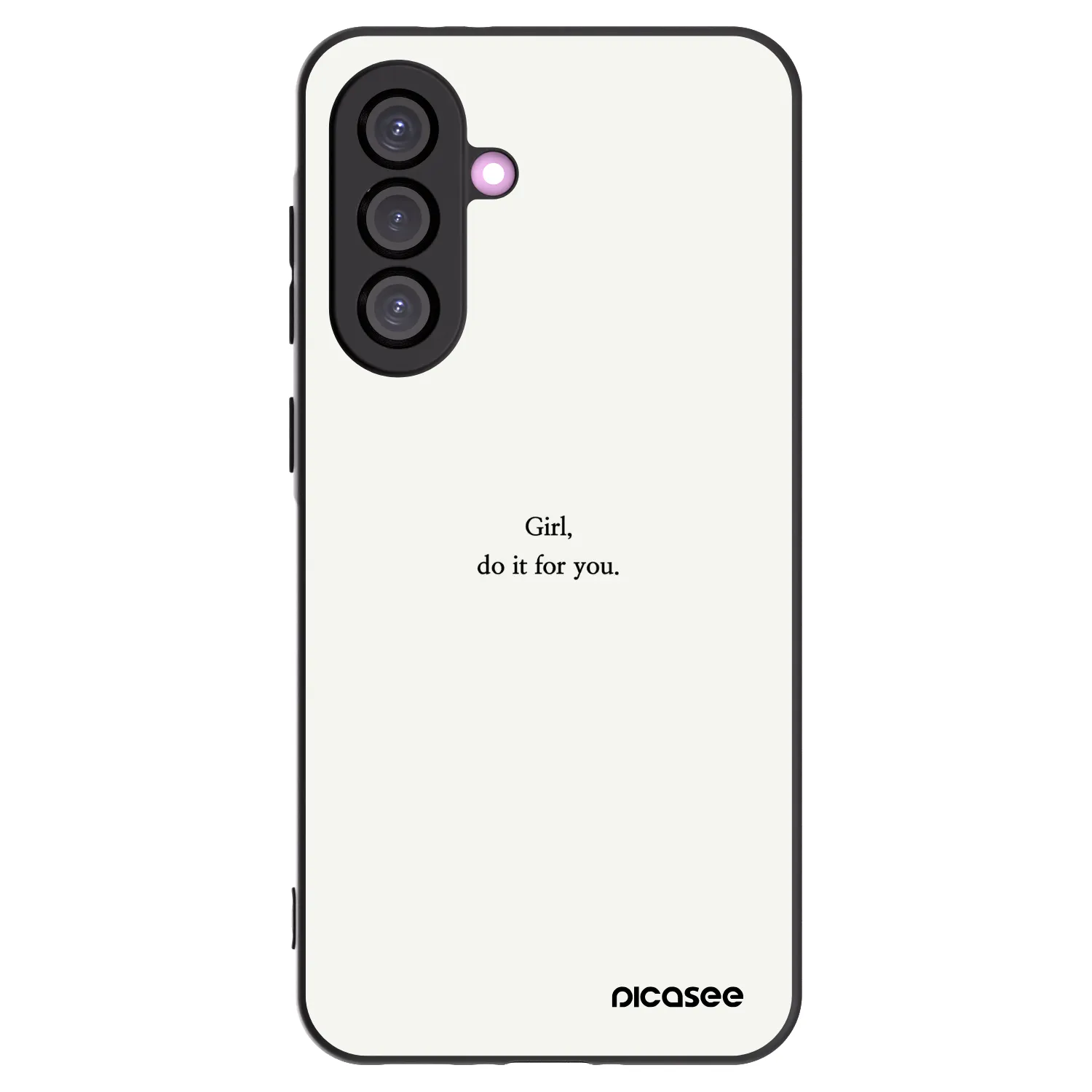 Picasee silikonový černý obal pro Samsung Galaxy A36 5G - Girl, do it for you