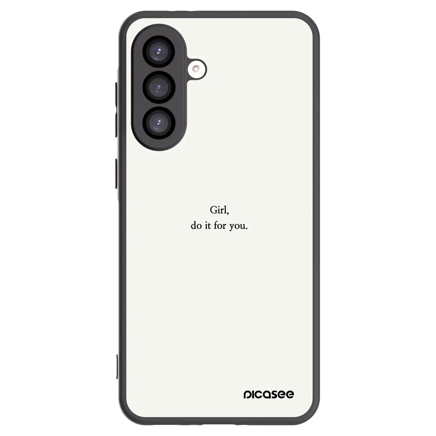 Picasee silikonový černý obal pro Samsung Galaxy A26 5G A266B - Girl, do it for you