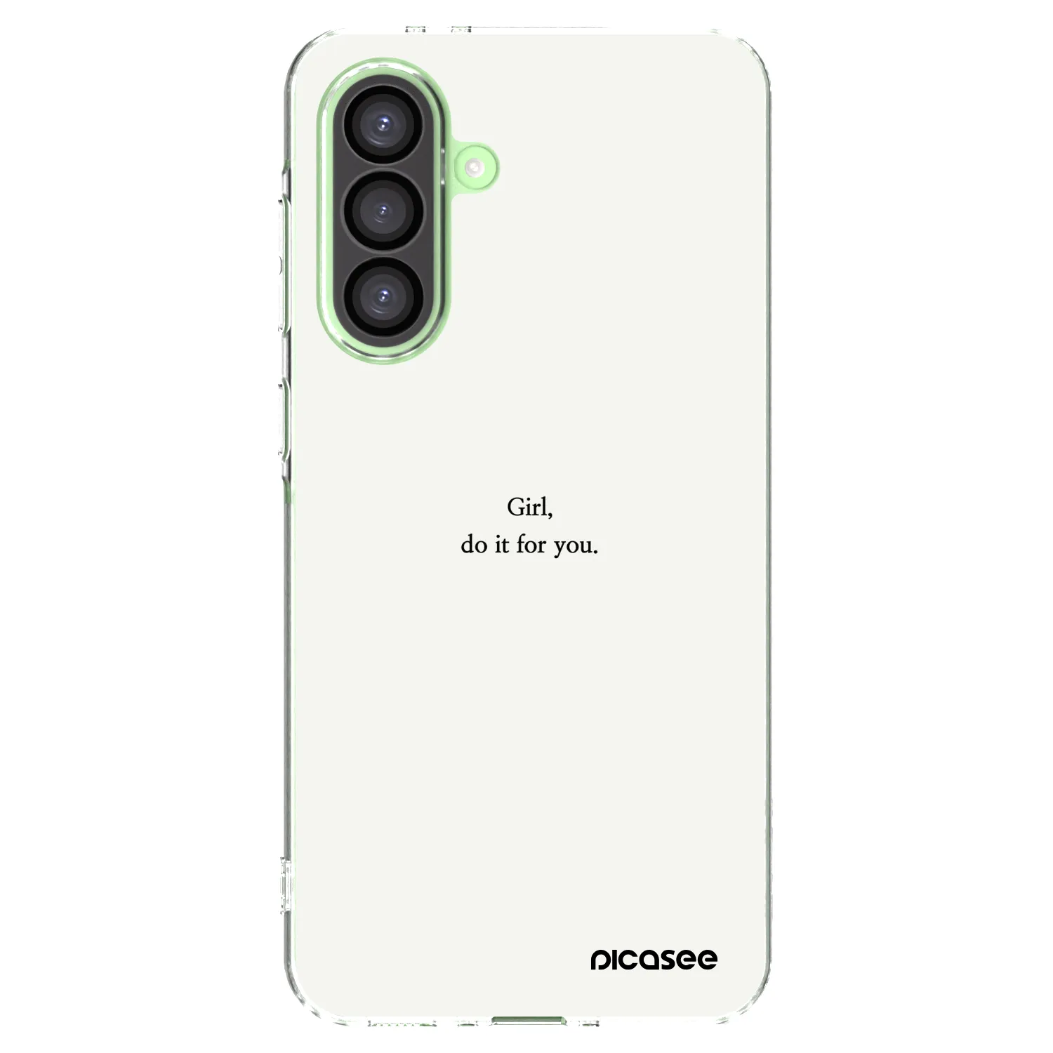 Picasee silikonový průhledný obal pro Samsung Galaxy A26 5G A266B - Girl, do it for you