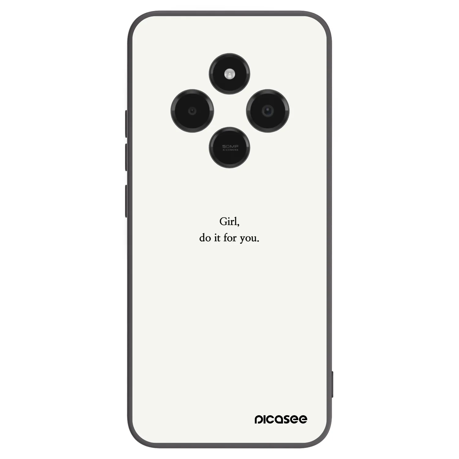 Picasee silikonový černý obal pro Xiaomi Poco C75 - Girl, do it for you