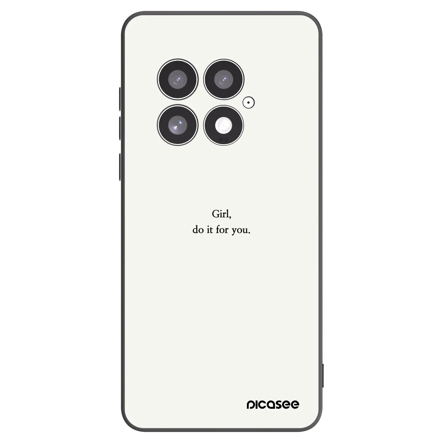 Picasee silikonový černý obal pro OnePlus 13 5G - Girl, do it for you