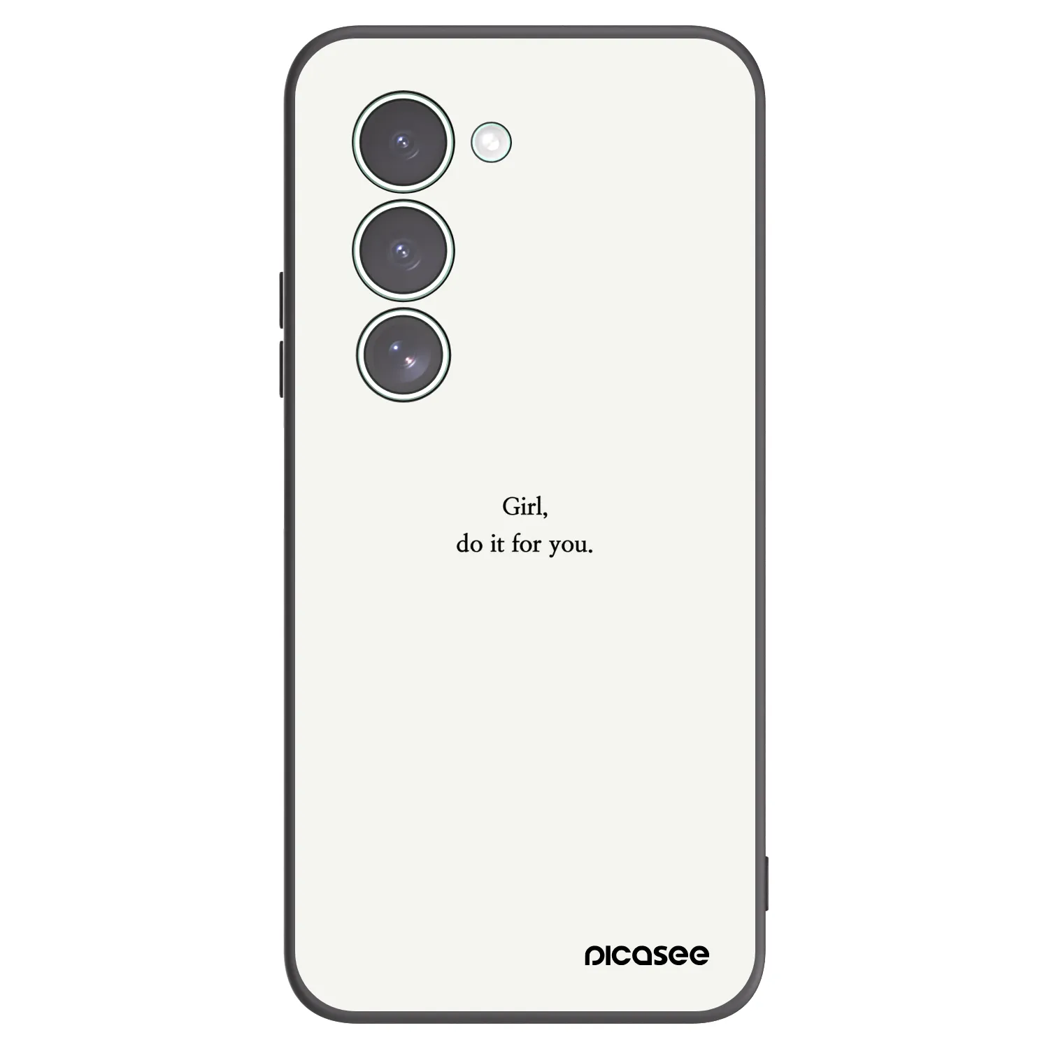 Picasee silikonový černý obal pro Xiaomi Redmi 15 5G - Girl, do it for you
