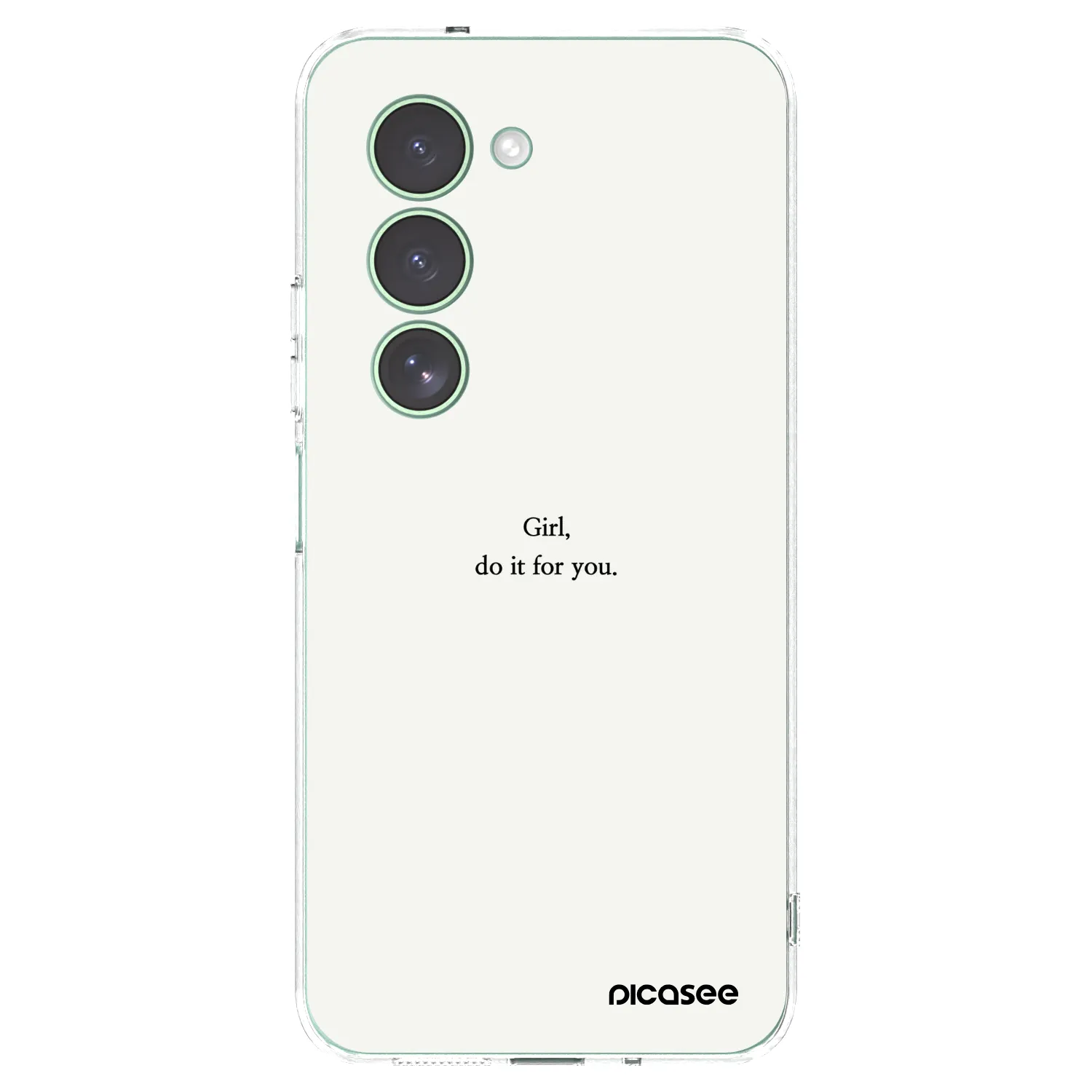 Picasee silikonový průhledný obal pro Xiaomi Redmi 15 5G - Girl, do it for you