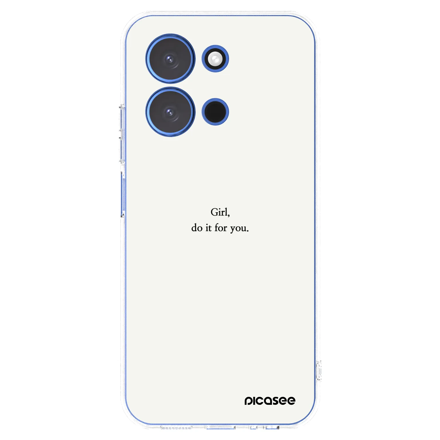 Picasee silikonový průhledný obal pro Xiaomi Redmi 15C 4G - Girl, do it for you