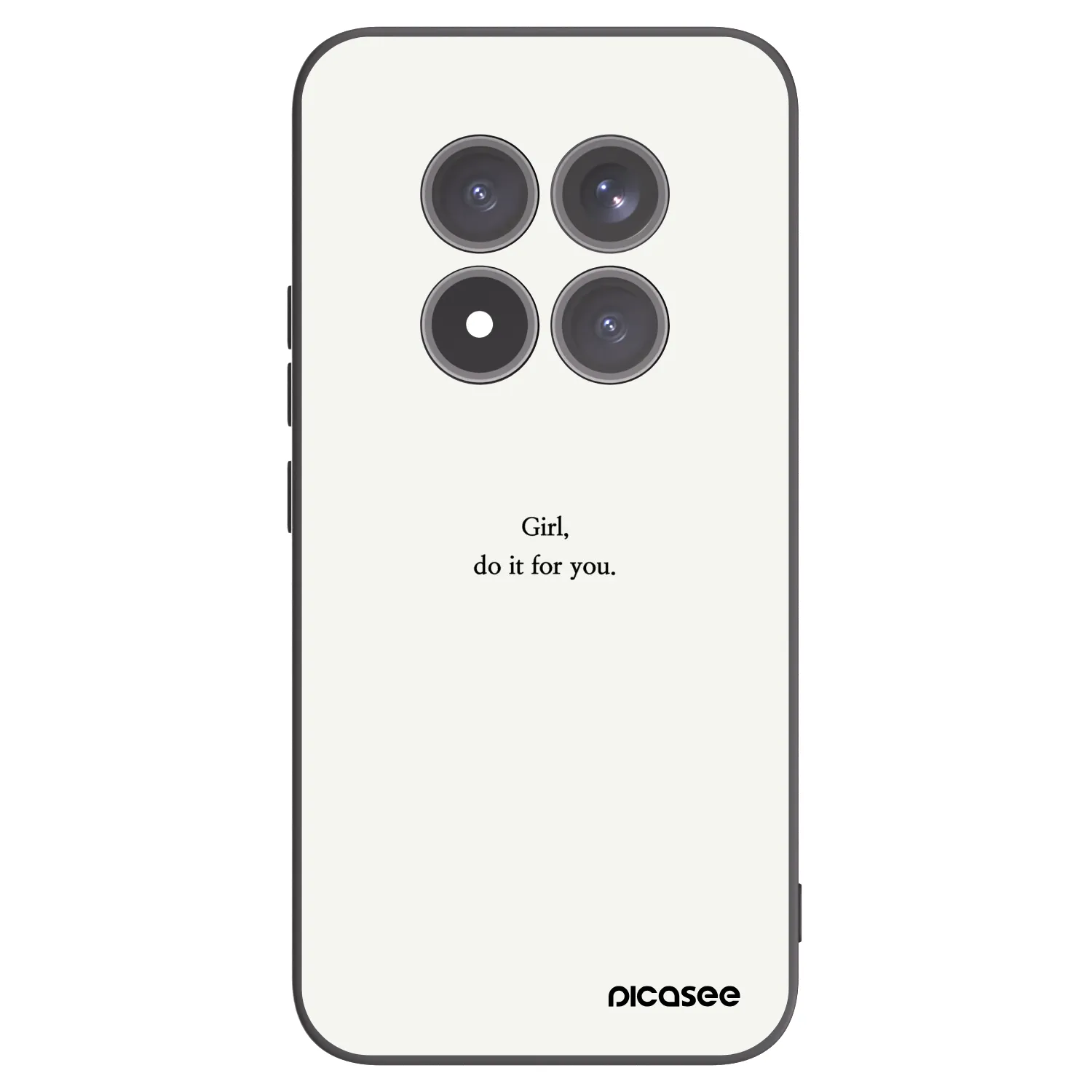 Picasee silikonový černý obal pro Xiaomi Redmi Note 15 Pro+ - Girl, do it for you