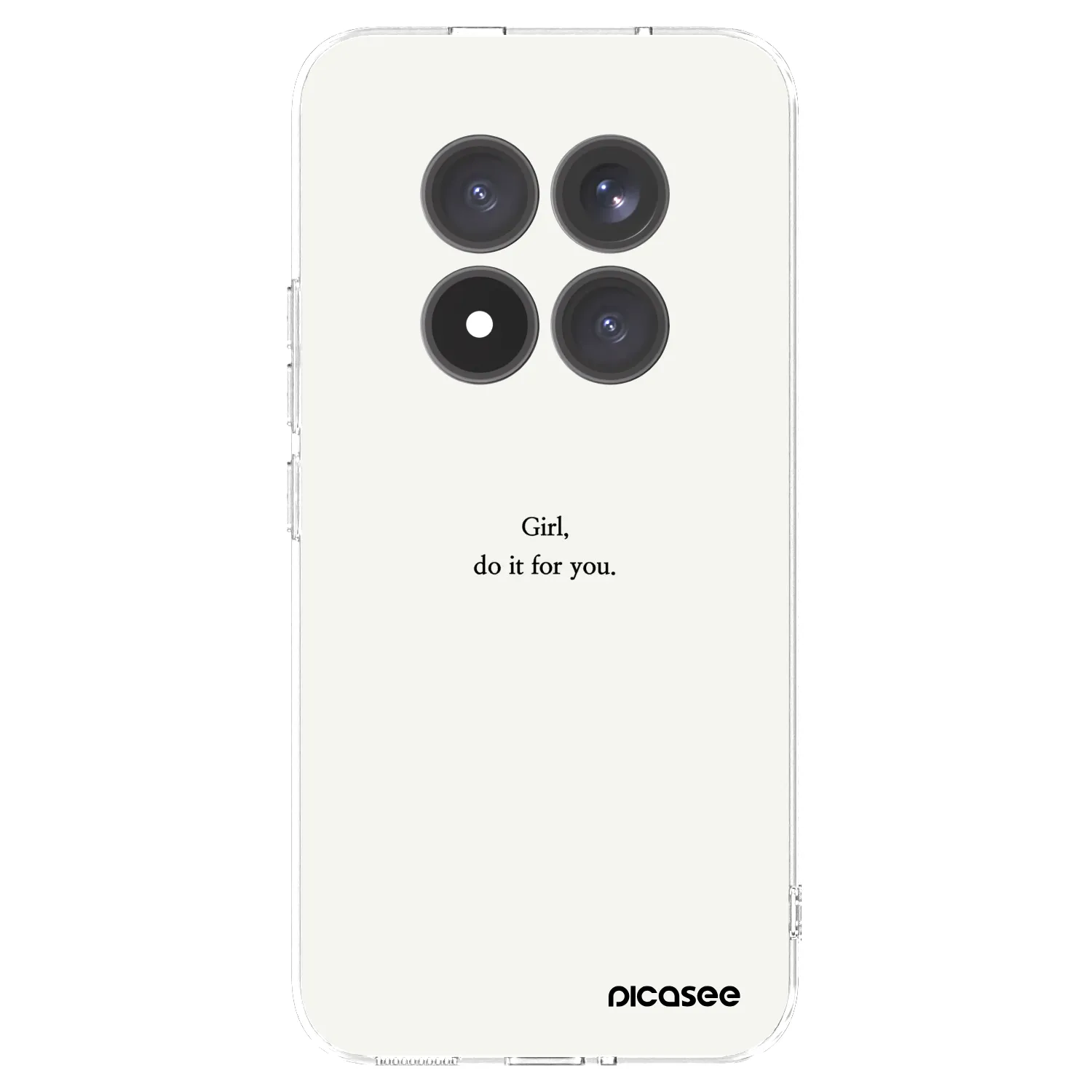 Picasee silikonový průhledný obal pro Xiaomi Redmi Note 15 Pro+ - Girl, do it for you