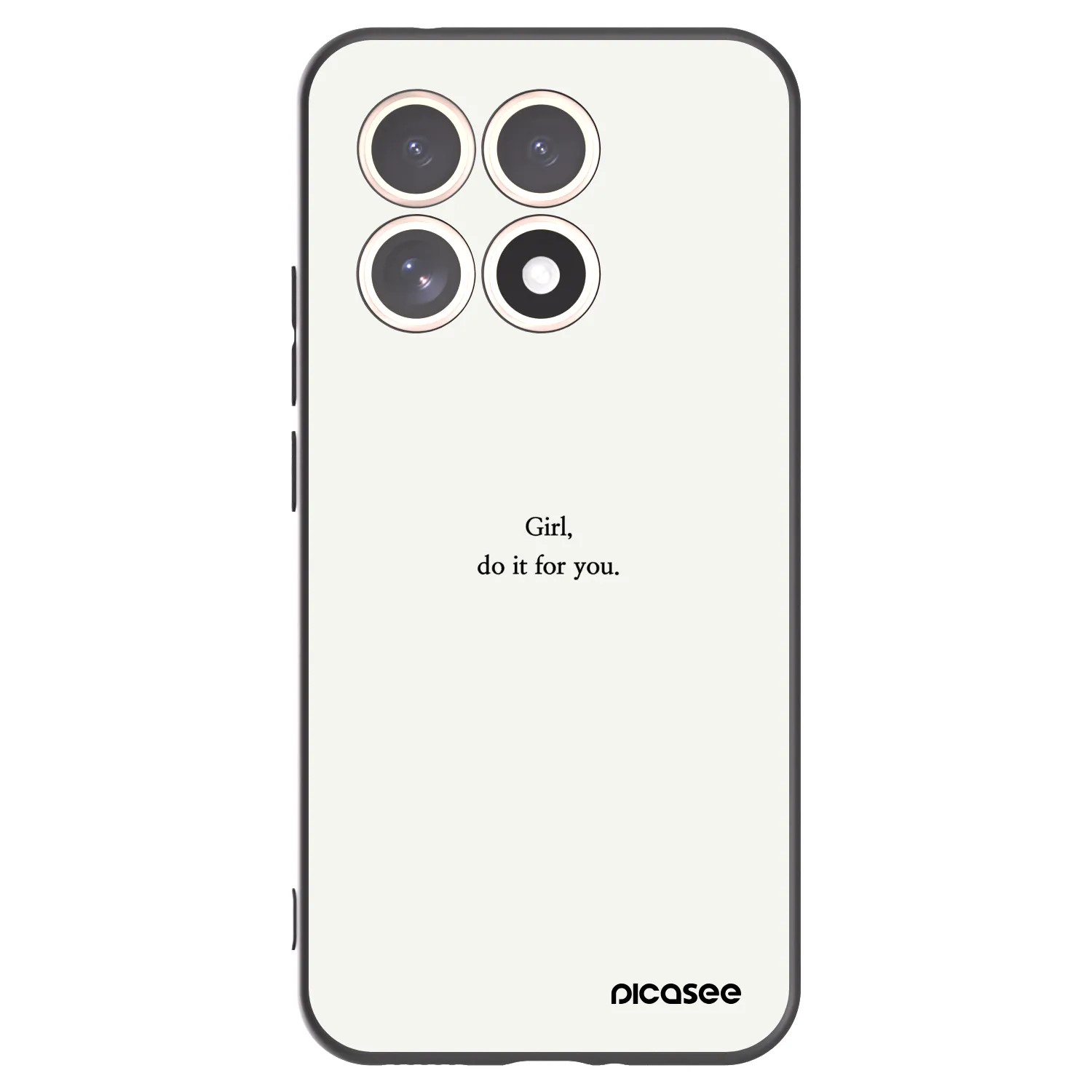 Picasee silikonový černý obal pro Xiaomi 15T - Girl, do it for you