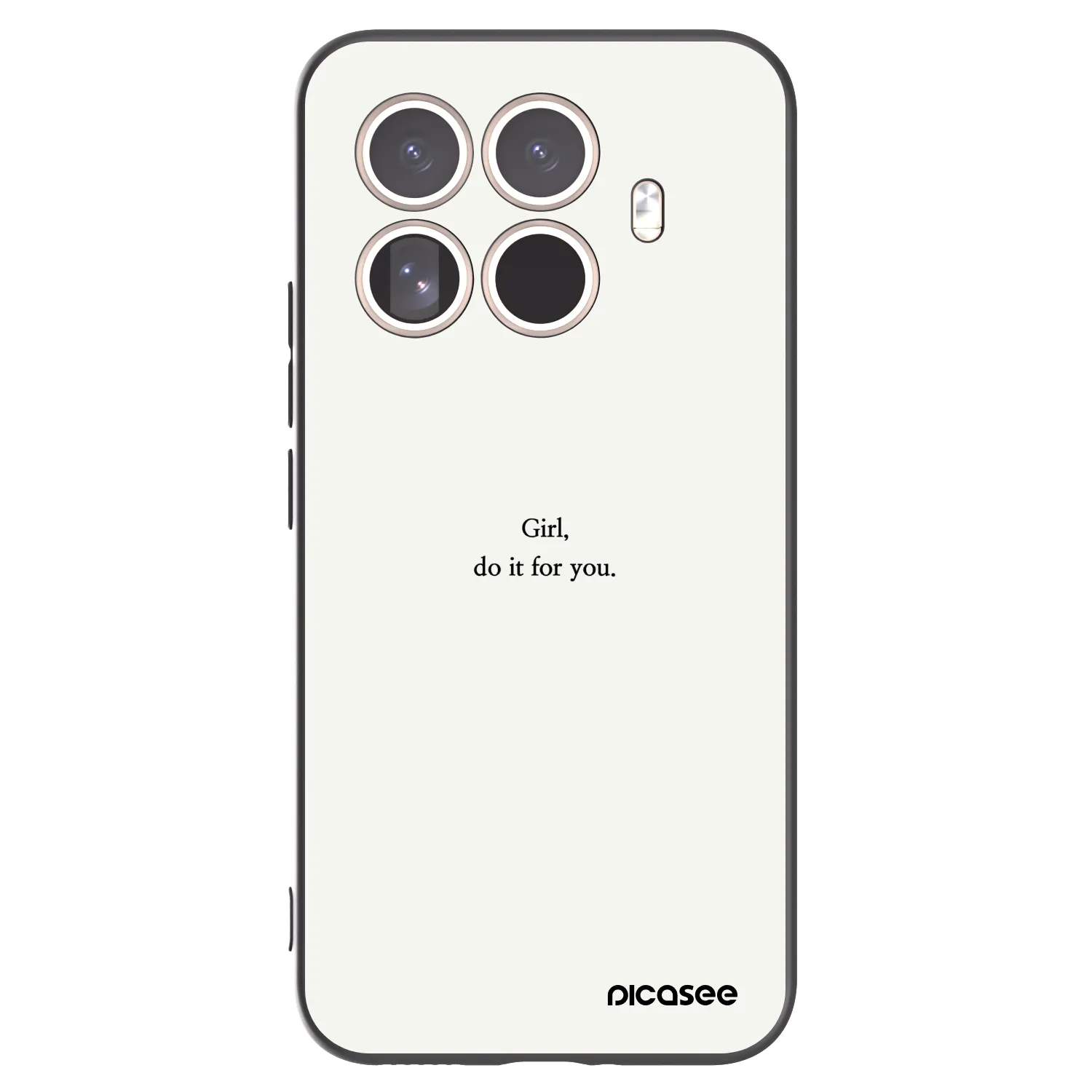 Picasee silikonový černý obal pro Xiaomi 15T Pro - Girl, do it for you