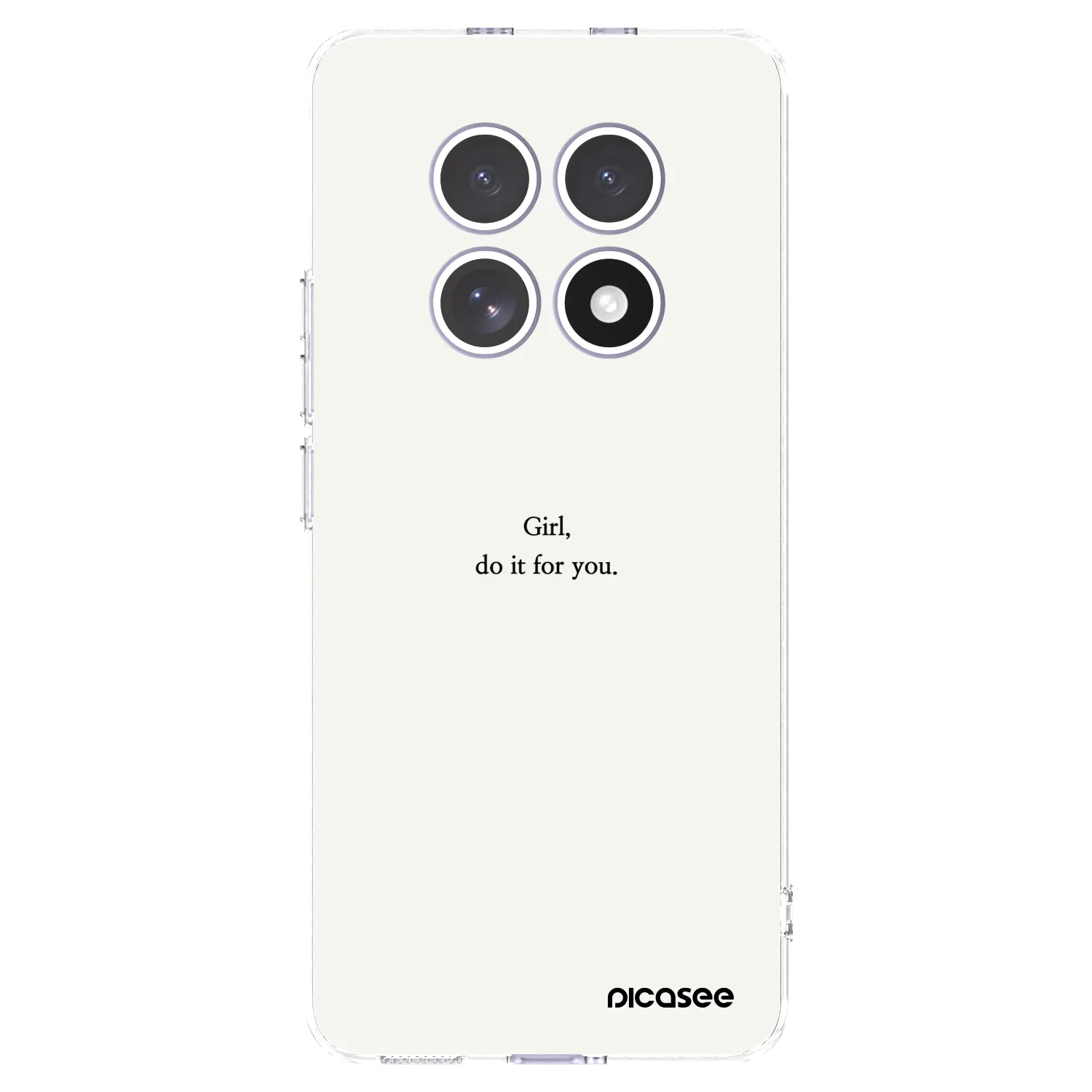 Picasee silikonový průhledný obal pro Xiaomi Redmi Note 15 - Girl, do it for you
