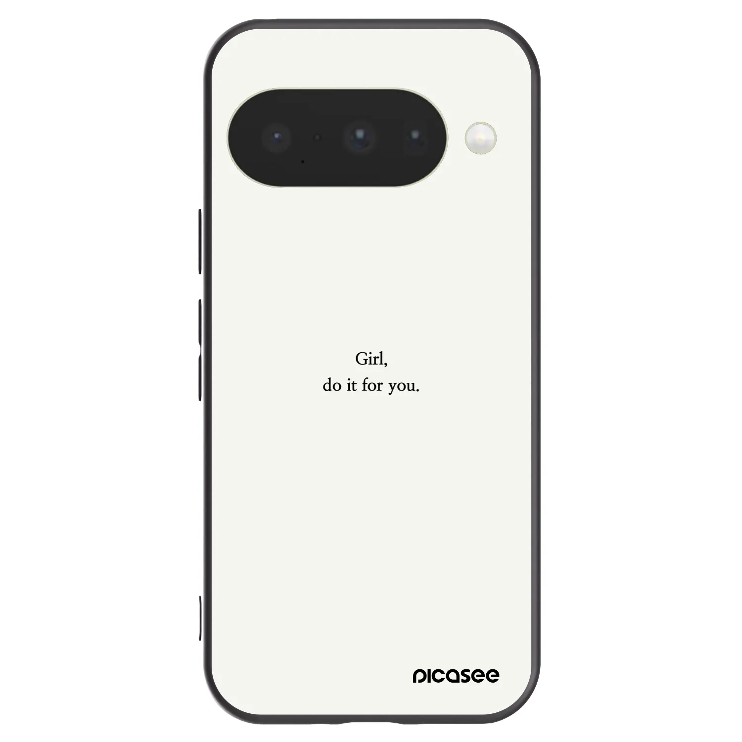 Picasee silikonový černý obal pro Google Pixel 10 - Girl, do it for you