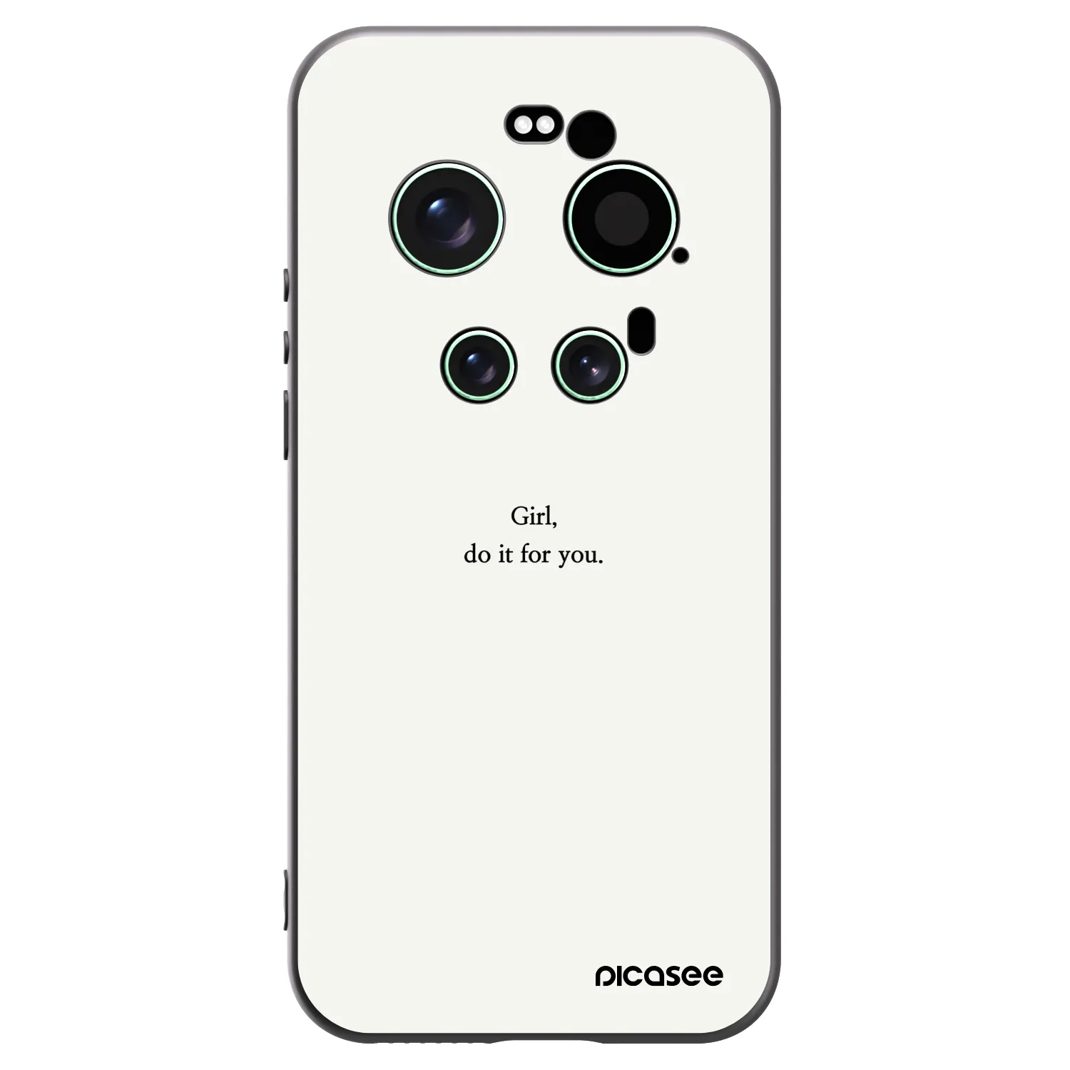 Picasee silikonový černý obal pro Xiaomi 17 Ultra - Girl, do it for you