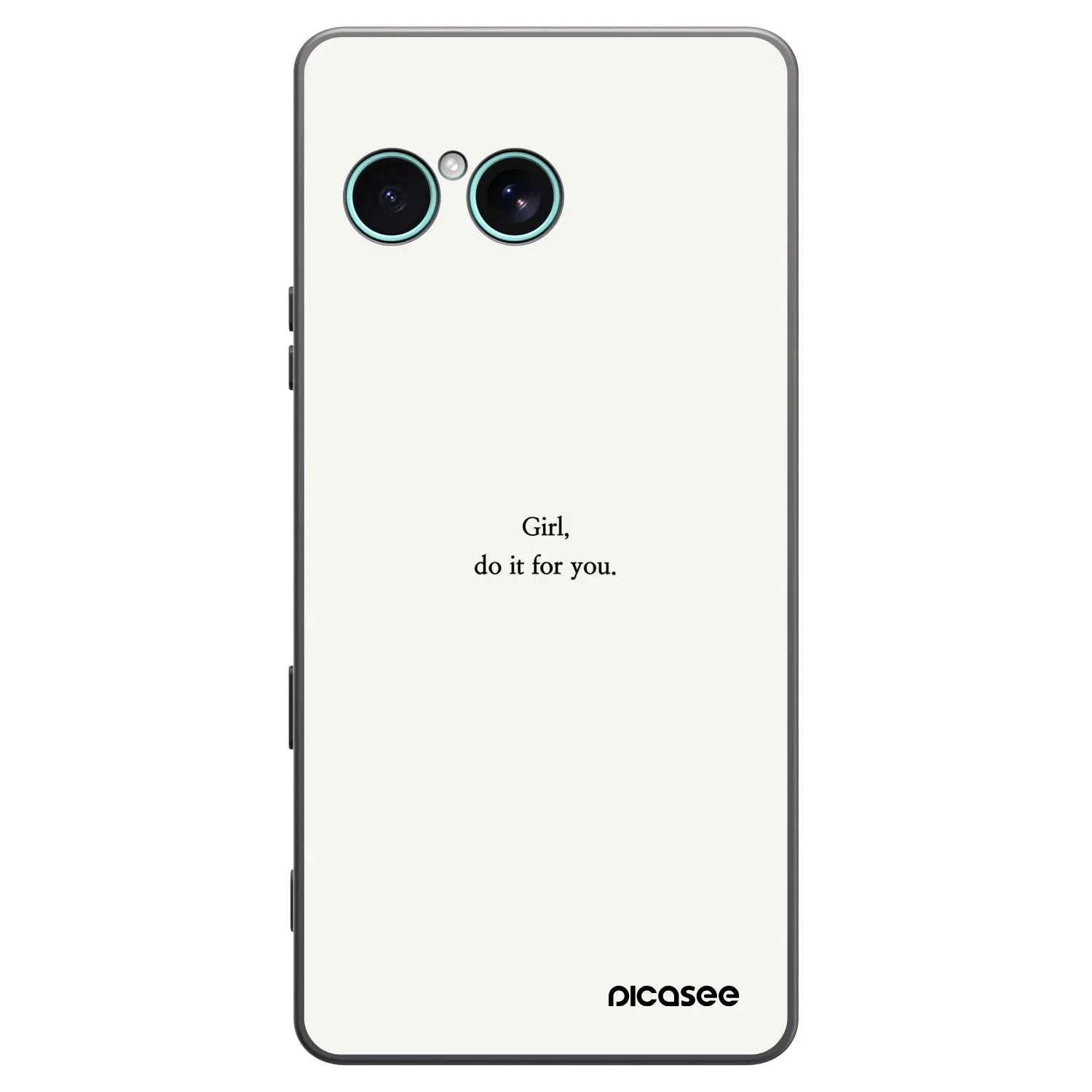 Picasee silikonový černý obal pro Sony Xperia 10 VII - Girl, do it for you