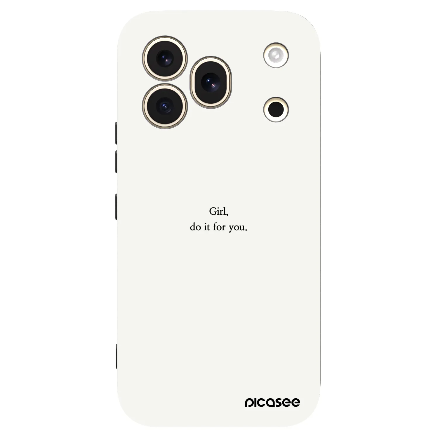 Picasee silikonový černý obal pro Honor 600 Pro - Girl, do it for you