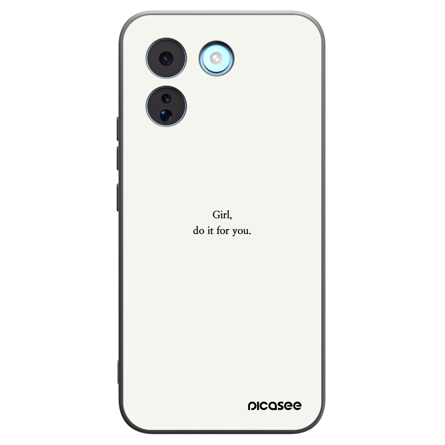 Picasee silikonový černý obal pro Xiaomi Redmi Note 17 Pro MAX 5G - Girl, do it for you
