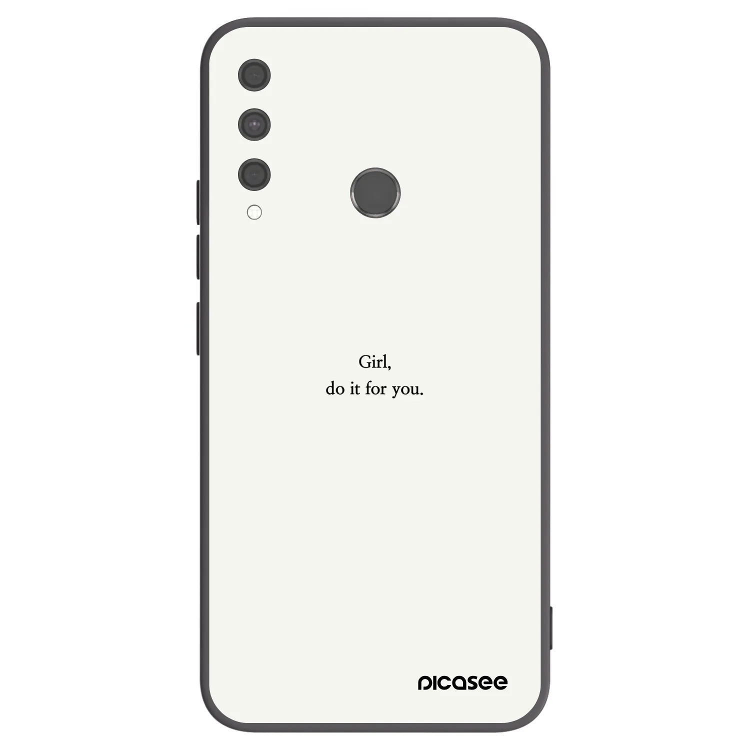 Picasee silikonový černý obal pro Huawei P40 Lite E - Girl, do it for you