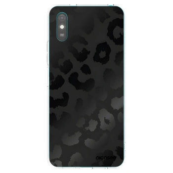 Picasee silikonový průhledný obal pro Xiaomi Redmi 9A - Midnight Leopard