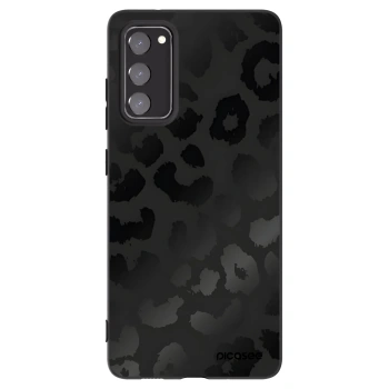 Picasee silikonový černý obal pro Samsung Galaxy S20 FE - Midnight Leopard