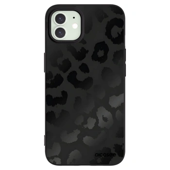 Picasee silikonový černý obal pro Apple iPhone 12 Pro - Midnight Leopard