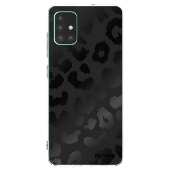 Picasee silikonový průhledný obal pro Samsung Galaxy M51 M515F - Midnight Leopard