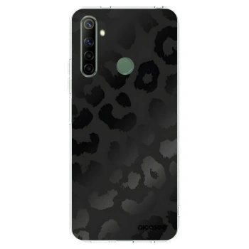 Picasee silikonový průhledný obal pro Realme 6i - Midnight Leopard