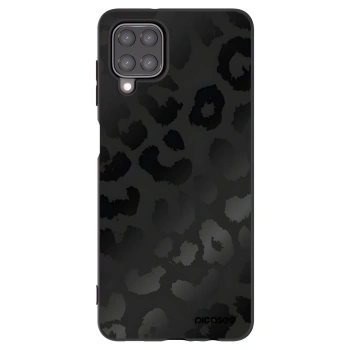 Picasee silikonový černý obal pro Samsung Galaxy A12 A125F - Midnight Leopard