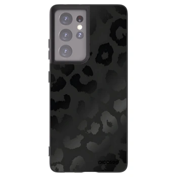 Picasee silikonový černý obal pro Samsung Galaxy S21 Ultra 5G G998B - Midnight Leopard