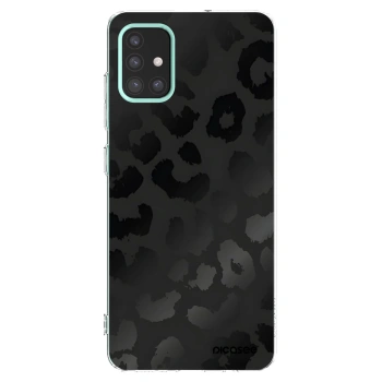 Picasee silikonový průhledný obal pro Samsung Galaxy M31s - Midnight Leopard