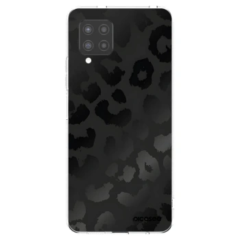 Picasee silikonový průhledný obal pro Samsung Galaxy A42 A426B - Midnight Leopard